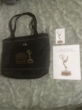 EMMY Awards 58th Official Tote Bag 14x17 (zipper top) New 2015 + TICKET Program